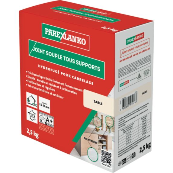 Joint souple tous supports sable 2,5kg - PAREXLANKO