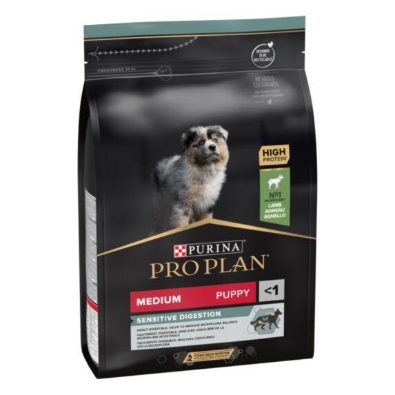 Croquettes Chiot Optidigest Riche en Agneau 3kg - PRO PLAN