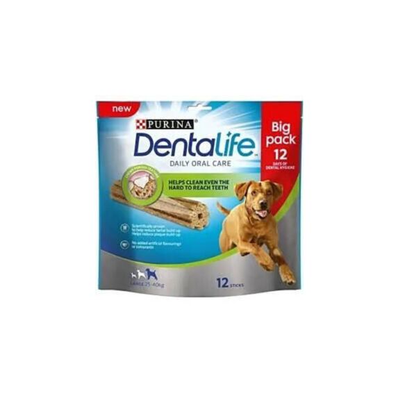 12 Friandises Grand Chien Hygiène Bucco-dentaire au Quotidien 426gr - PURINA DENTALIFE