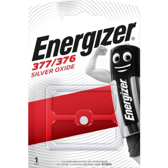 Pile de montre oxyde d'argent 377/376 SR69/SR920SW 1,55V - ENERGIZER