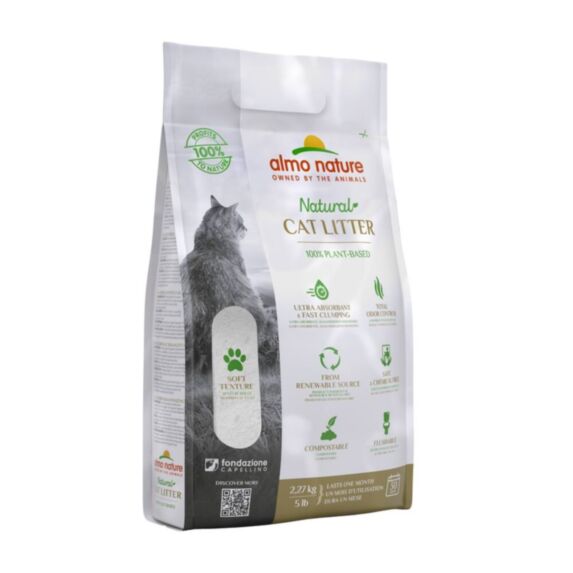 Litière chat végétale 2,27kg - ALMO NATURE