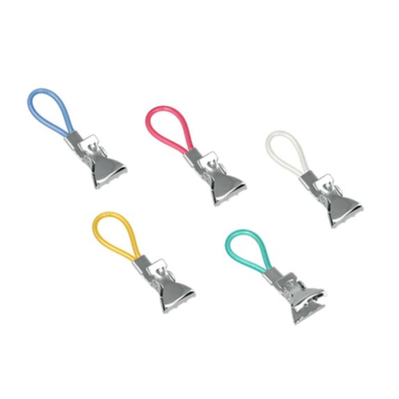 5 Pinces Crocodile Accroche-Torchons 5cm