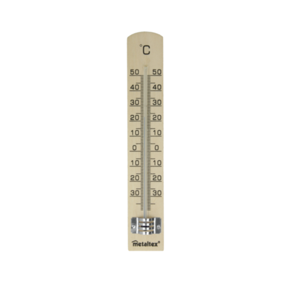 Metaltex thermomètre hêtre
