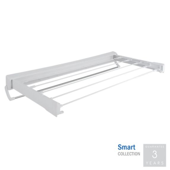 Séchoir mural télescopique plastique 3,5m blanc - METALTEX