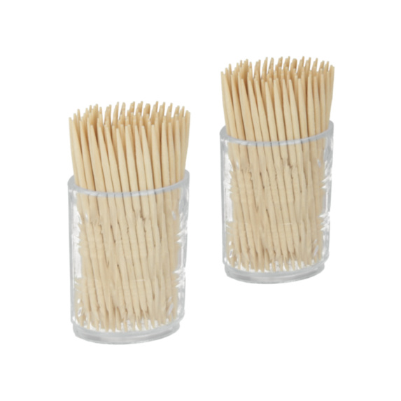 2x100 cure-dents bois