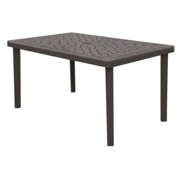 Table rectangulaire Gruvyer 150x90x74,5cm Anthracite