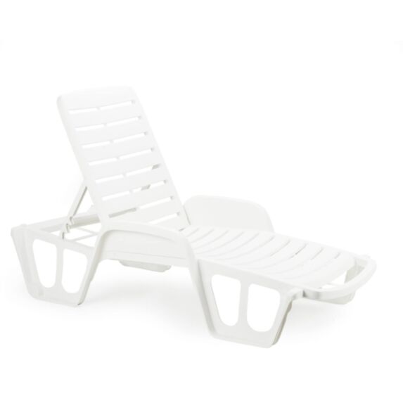 Bain de soleil Fisso polypropylène blanc - PROGARDEN