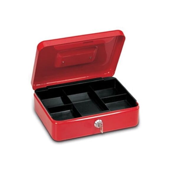 Caissette à monnaie 1 15,2 x 16 x 8 cm rouge - ELEGANT