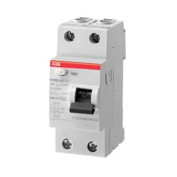 Interrupteur différentiel Type A 30mA 40A - ABB
