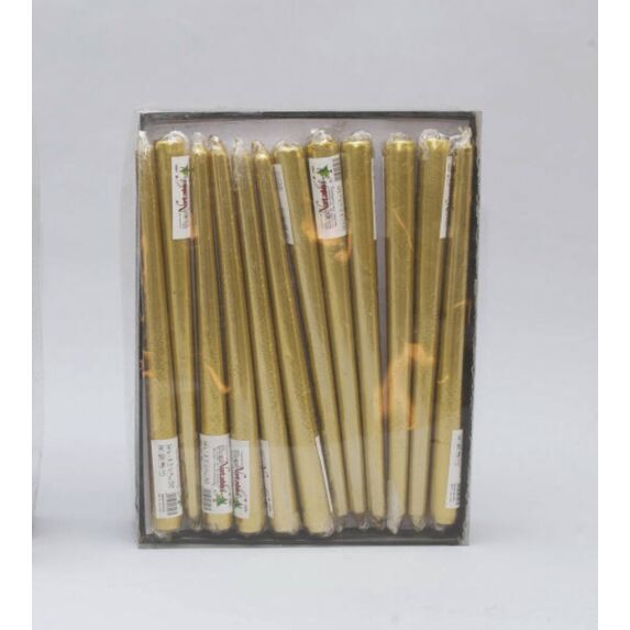 Bougie lisse or 25cm