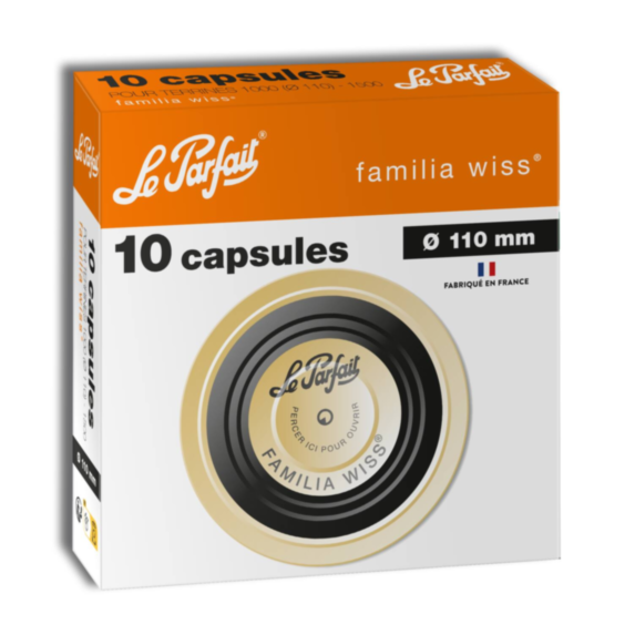 Boite 10 capsules Familia Wiss 110mm - LE PARFAIT