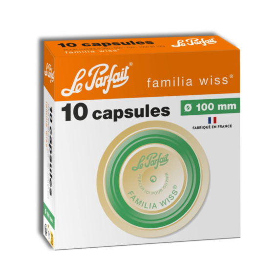 Boite 10 capsules Familia Wiss 100mm - LE PARFAIT