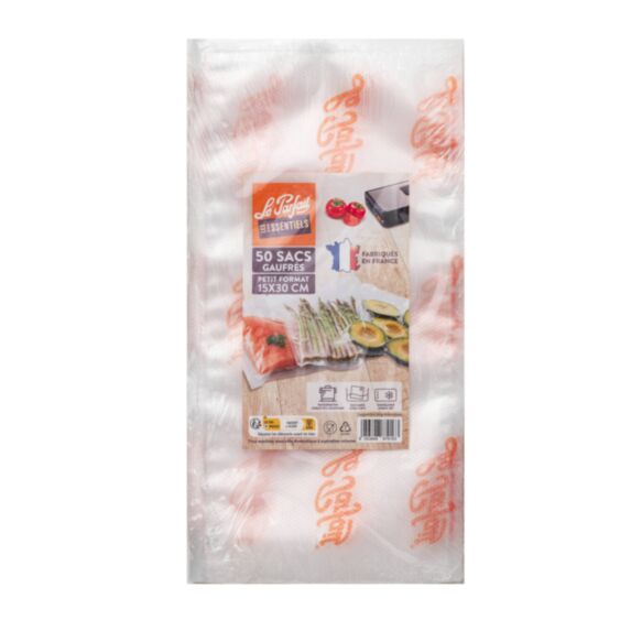 Lot 50 sacs sous-vide gaufrés 15x30cm - LE PARFAIT