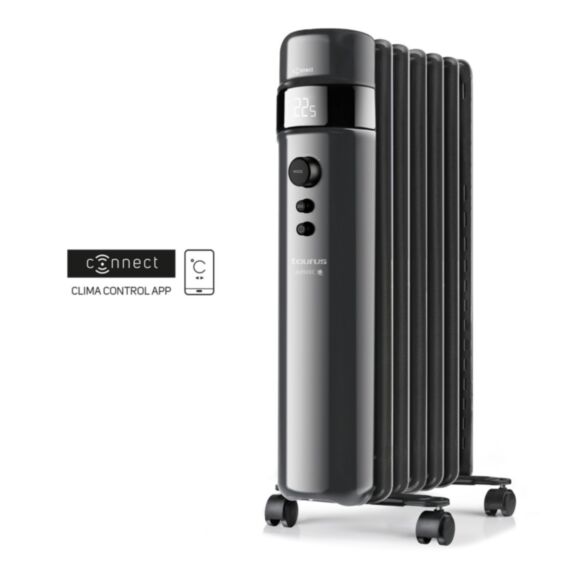 Radiateur à bain d'huile Agadir Connect 1500W blanc - TAURUS