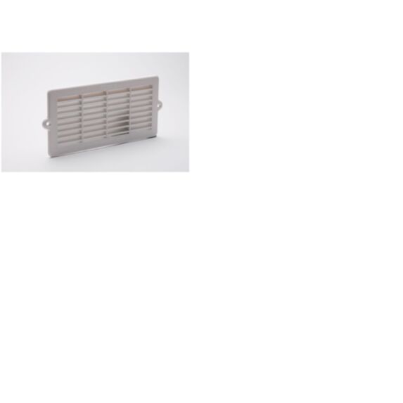 Grille aération aluminium blanc à encastrer 10,2x22,1cm