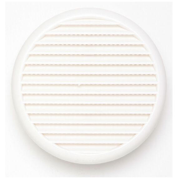 Grille aération blanc à clipser Ø 13.5cm