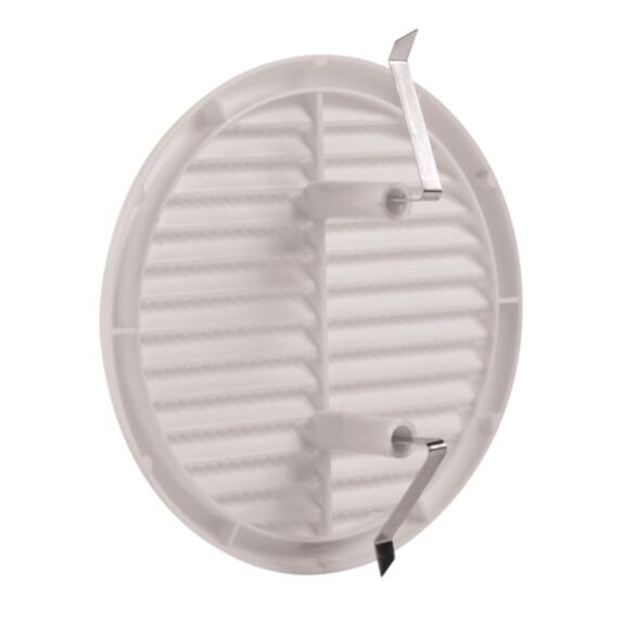 Grille aération blanc à clipser Ø 17.5cm