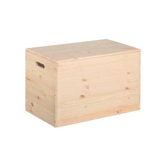 Coffre de Rangement Pin Massif 50x80x40cm - ASTIGARRAGA
