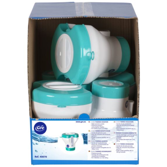 Diffuseur chlore Ø18 cm avec thermomètre intégré - GRE
