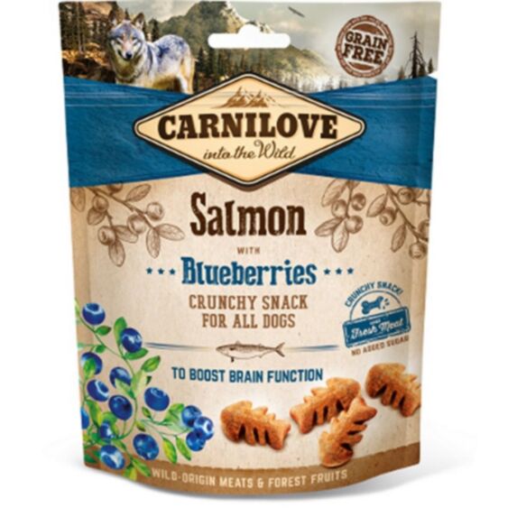 Friandises chien saumon/myrtilles 200gr - CARNILOVE