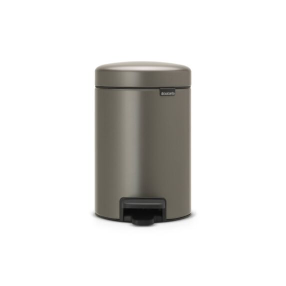 Poubelle à Pédale New Icon 3L Taupe - BRABANTIA