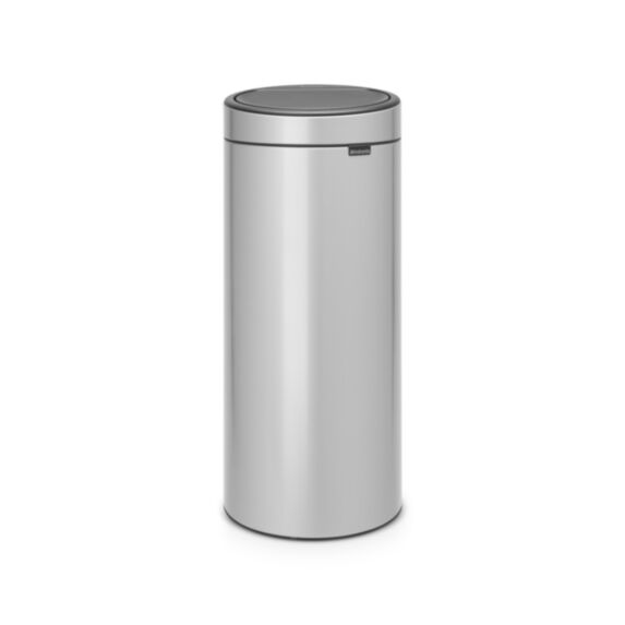 Poubelle de Cuisine Touch Bin New 30L Gris Métallique