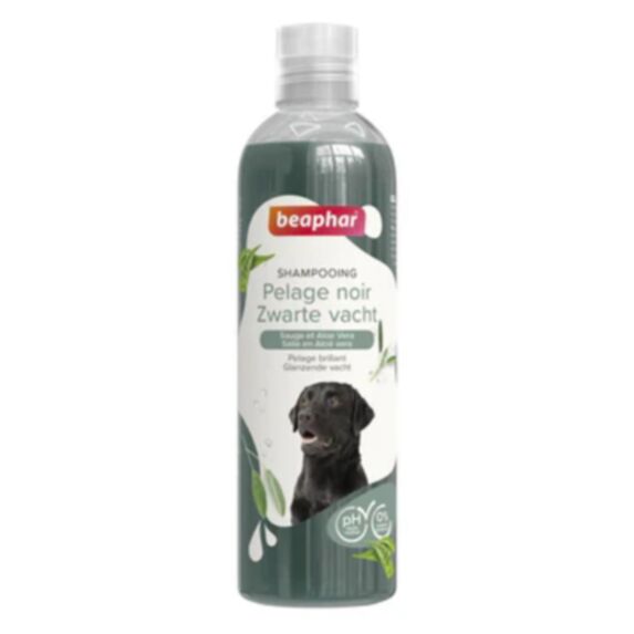Shampooing essentiel pelage noir chien 250 mL - BEAPHAR