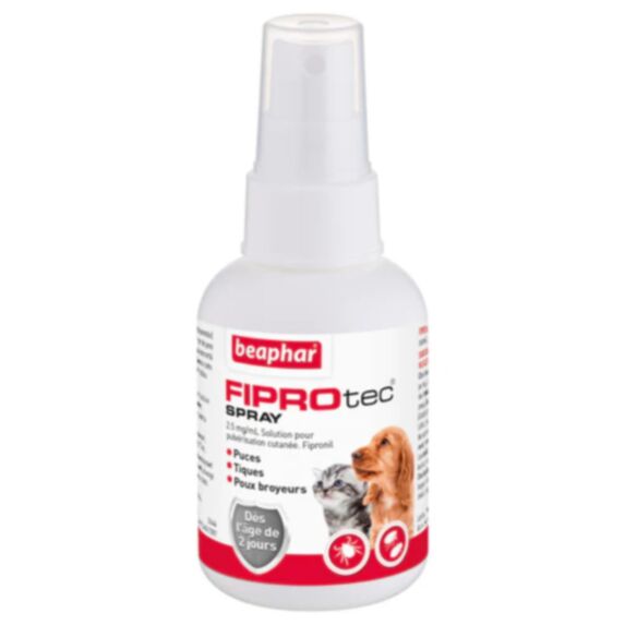 Spray Fiprotec chien et chat 100 mL - BEAPHAR