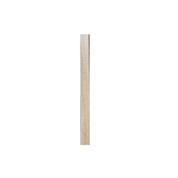 2 profils de finition chêne clair 260x2x1,2cm