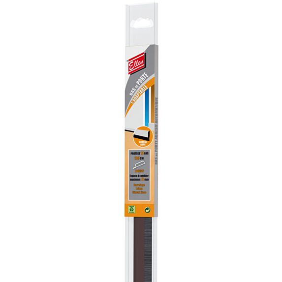 Bas de porte adhésif adaptable brun 1m 951902066D - ELLEN