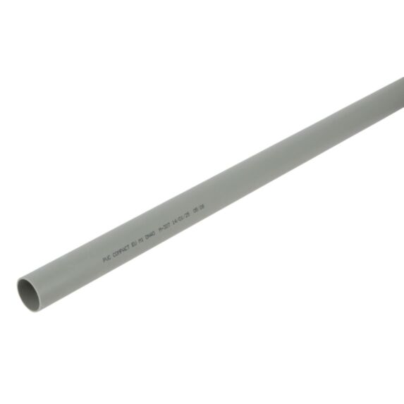Tube d'évacuation ø40mm mâle-mâle L.1m