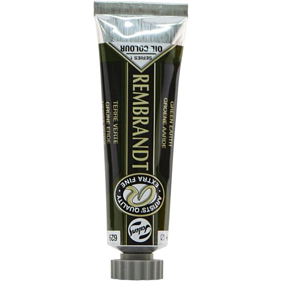 Couleur à l'huile vert oxyde chrome 668 15ml - REMBRANDT