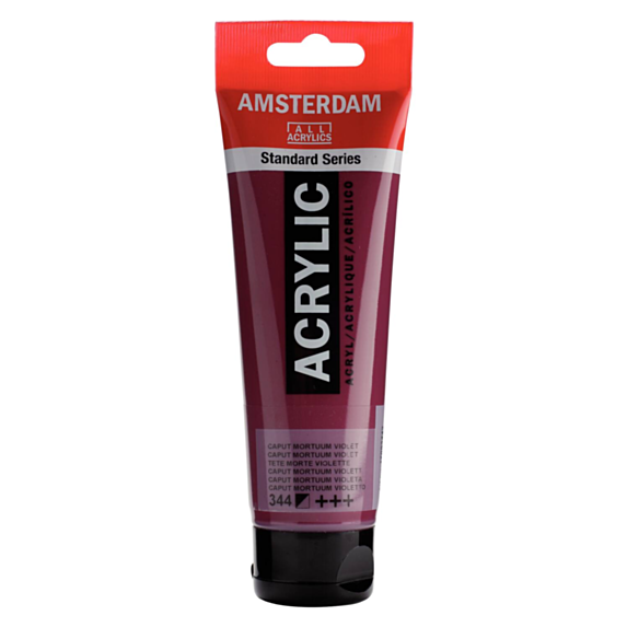 Peinture acrylique Standard Series Tête Morte Violette 344 120ml - AMSTERDAM