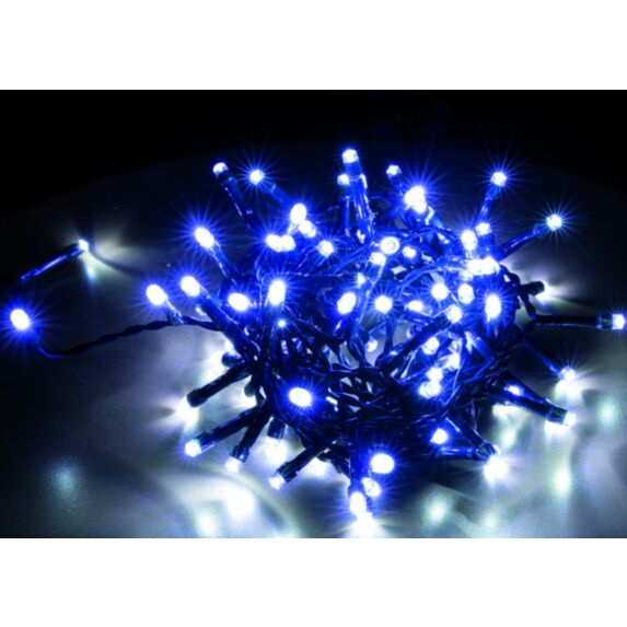 Guirlande électrique clignotante extérieure blanc froid 100 leds 5m