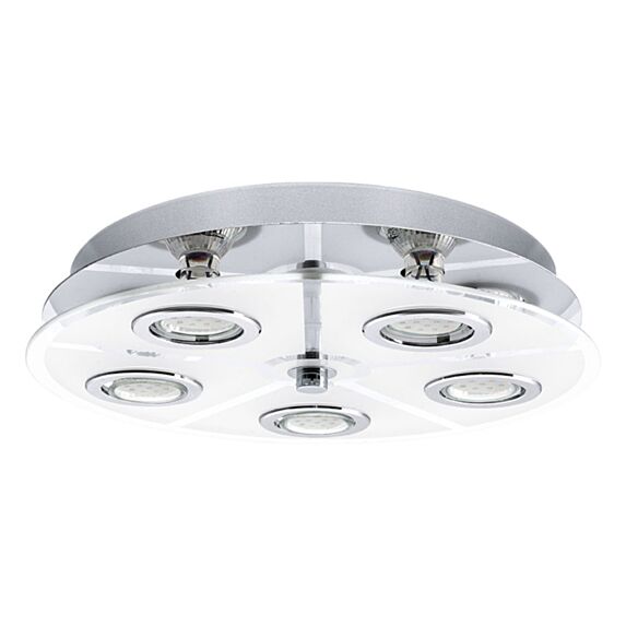 Plafonnier cisano chrome gu10 2.5w LED - EGLO