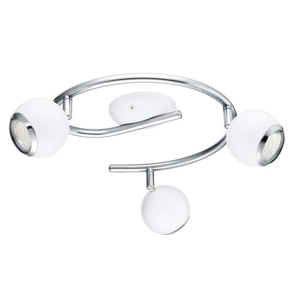 Réglette 3 spots bimeda blanc gu10 LED - EGLO