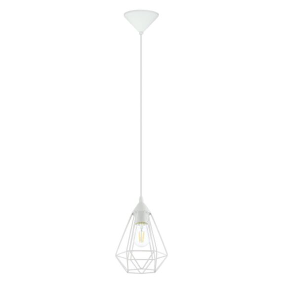 Suspension Tarbes Blanc E27 60W