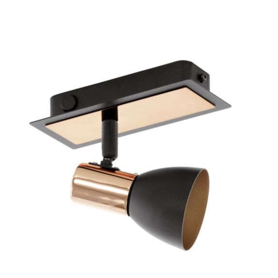 Spot Barnham LED/3,3W noir/cuivre