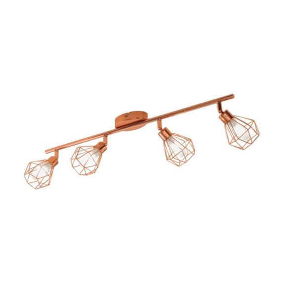 Spot Zapata en acier cuivre G9-LED 4 x 3W 3000K - EGLO