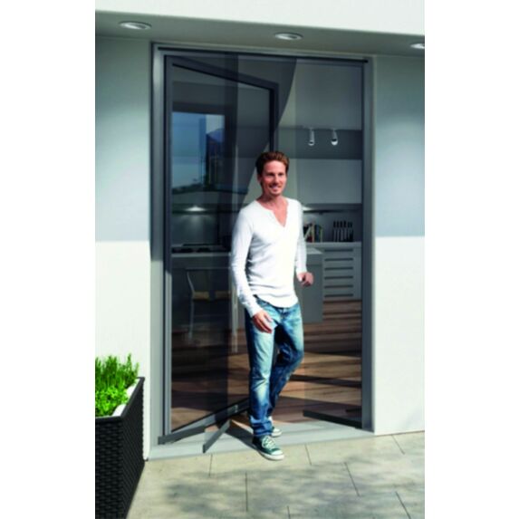 Rideau de porte Moustiquaire PVC Easy L0,95xH2,20m - WINDHAGER