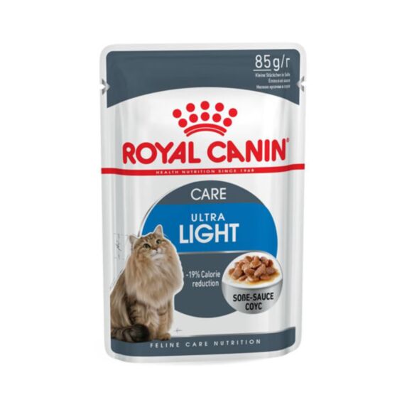 Bouchées chat ultra Light sauce 85g - ROYAL CANIN