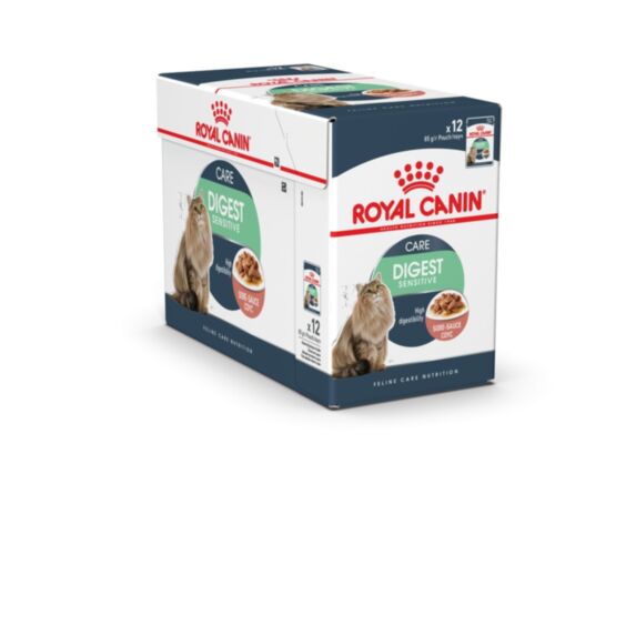 Pâtées Chat Digest Sensitive Sauce 12x85gr - ROYAL CANIN