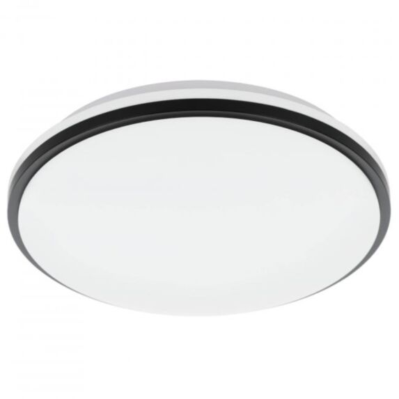 Plafonnier LED Pinetto Noir Ø34cm