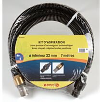 kit d'aspiration laiton 7m D22