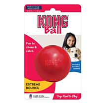 Jouet balle pour chien M / L rouge - KONG