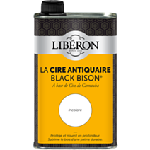 Cire antiquaire « black bison » pâte 0.5L - Incolore - LIBERON