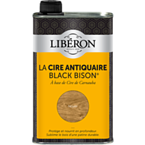 Cire antiquaire « black bison » liquide 0.5l - Noyer -LIBERON