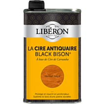 Cire antiquaire « black bison » liquide 0.5l - Merisier foncé -LIBERON