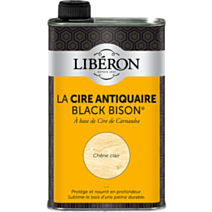 Cire antiquaire « black bison » liquide 0.5l - Chêne clair -LIBERON