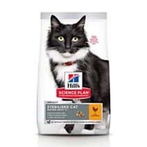 Croquettes chat Sterilisé poulet 1,5kg - HILL'S SCIENCE PLAN